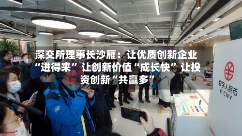 深交所理事长沙雁：让优质创新企业“进得来	” 让创新价值“成长快” 让投资创新“共赢多”-第2张图片