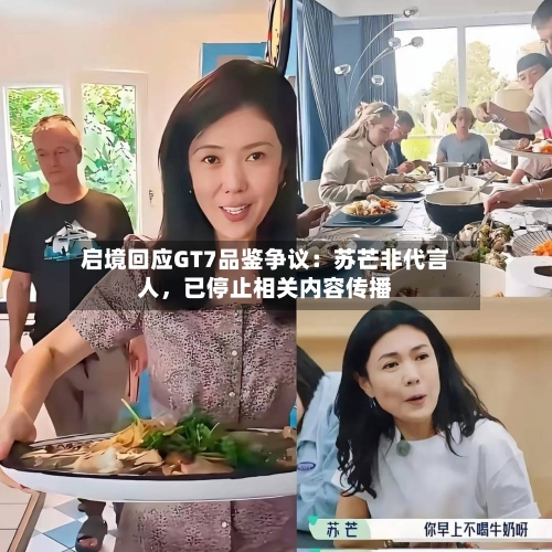 启境回应GT7品鉴争议：苏芒非代言人	，已停止相关内容传播-第3张图片