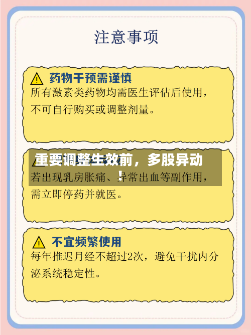 重要调整生效前，多股异动！-第2张图片