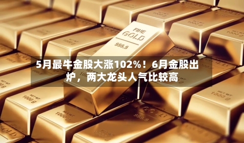 5月最牛金股大涨102%!6月金股出炉,两大龙头人气比较高