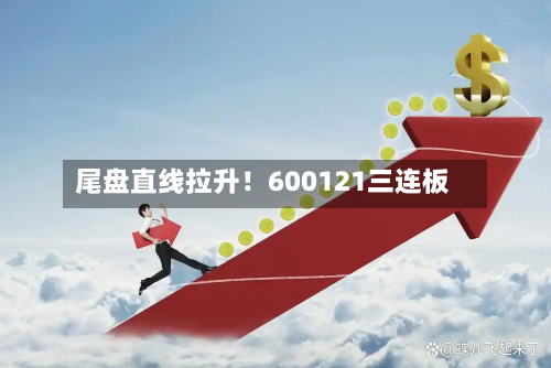 尾盘直线拉升！600121三连板-第2张图片